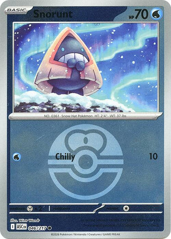 Snorunt (046/217) (Love Ball) [Mega Evolution: Ascended Heroes] - The Mythic Store | 24h Order Processing