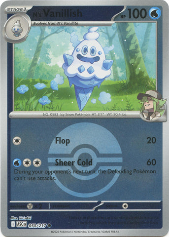 N's Vanillish (050/217) (Poke Ball) [Mega Evolution: Ascended Heroes] - The Mythic Store | 24h Order Processing