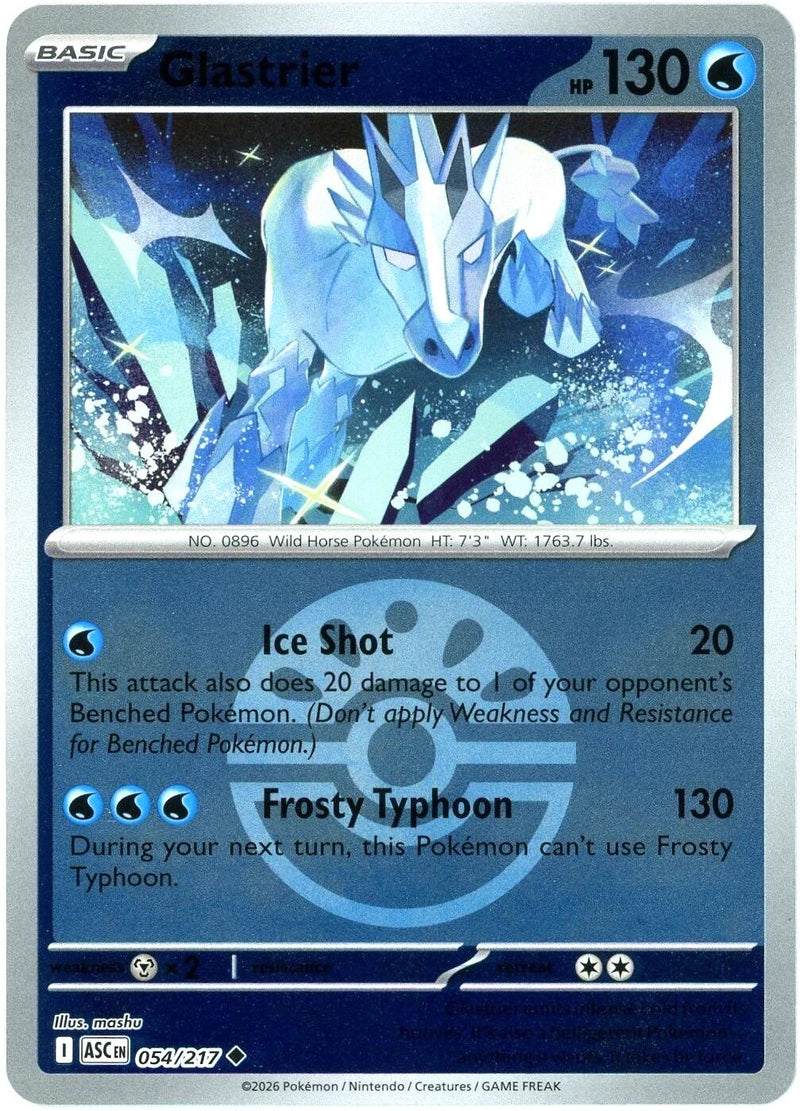 Glastrier (054/217) (Friend Ball) [Mega Evolution: Ascended Heroes] - The Mythic Store | 24h Order Processing