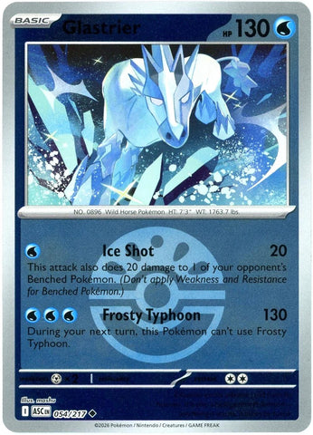 Glastrier (054/217) (Friend Ball) [Mega Evolution: Ascended Heroes] - The Mythic Store | 24h Order Processing