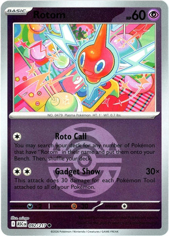 Rotom (092/217) (Dusk Ball) [Mega Evolution: Ascended Heroes] - The Mythic Store | 24h Order Processing