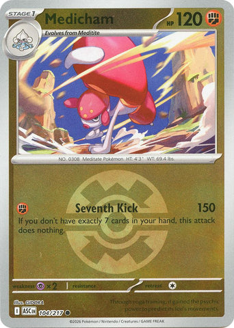 Medicham (104/217) (Quick Ball) [Mega Evolution: Ascended Heroes] - The Mythic Store | 24h Order Processing