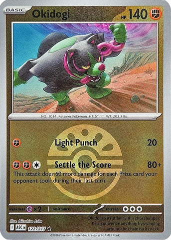 Okidogi (122/217) (Friend Ball) [Mega Evolution: Ascended Heroes] - The Mythic Store | 24h Order Processing