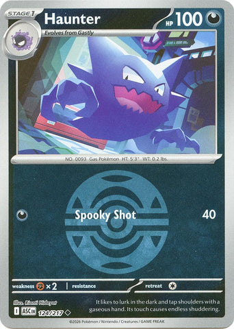 Haunter (124/217) (Dusk Ball) [Mega Evolution: Ascended Heroes] - The Mythic Store | 24h Order Processing