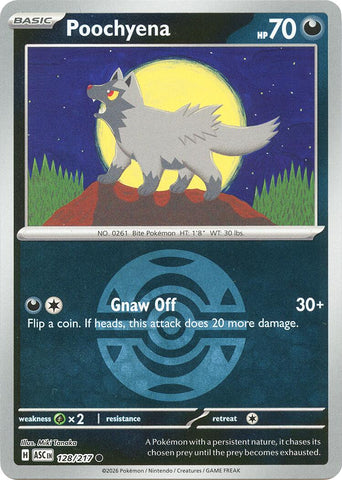 Poochyena (128/217) (Dusk Ball) [Mega Evolution: Ascended Heroes] - The Mythic Store | 24h Order Processing