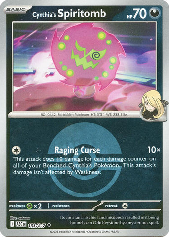 Cynthia's Spiritomb (133/217) (Poke Ball) [Mega Evolution: Ascended Heroes] - The Mythic Store | 24h Order Processing