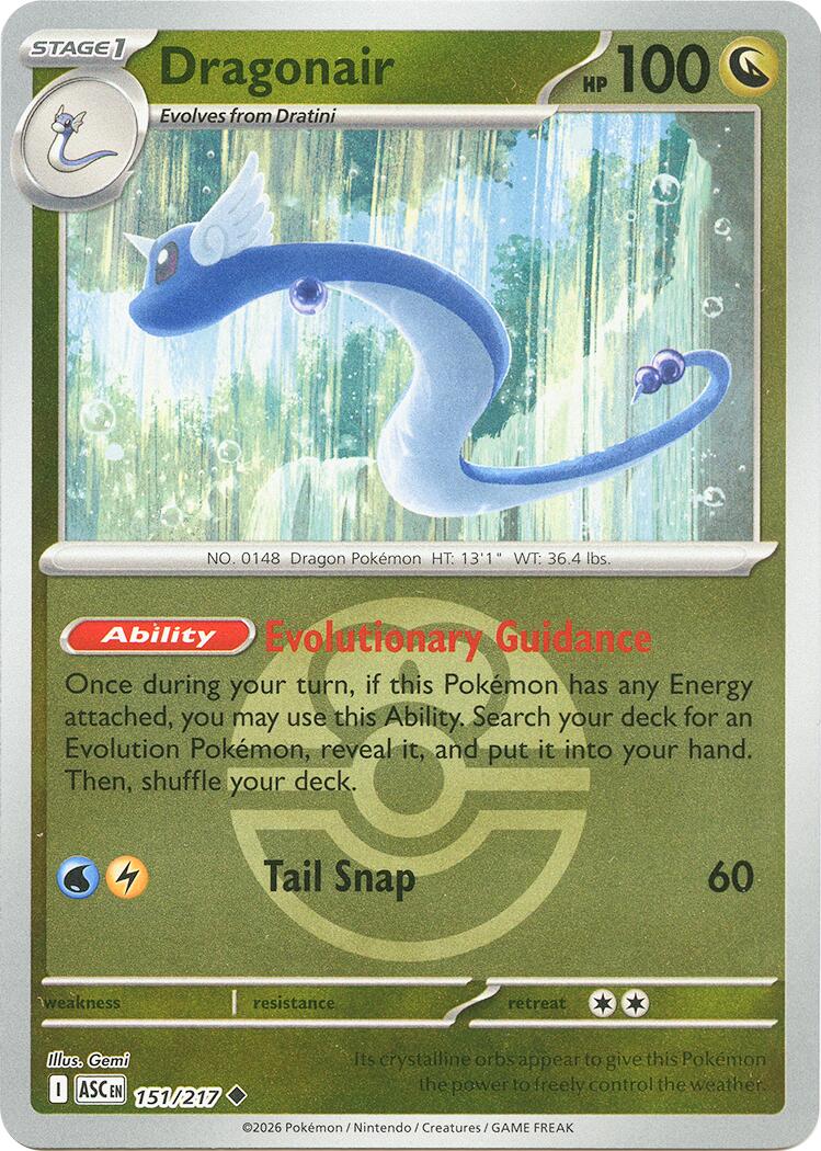 Dragonair (151/217) (Love Ball) [Mega Evolution: Ascended Heroes] - The Mythic Store | 24h Order Processing