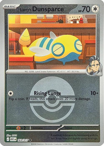 Larry's Dunsparce (163/217) (Poke Ball) [Mega Evolution: Ascended Heroes] - The Mythic Store | 24h Order Processing