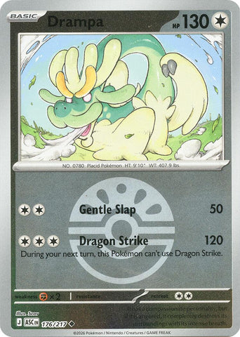 Drampa (176/217) (Friend Ball) [Mega Evolution: Ascended Heroes] - The Mythic Store | 24h Order Processing