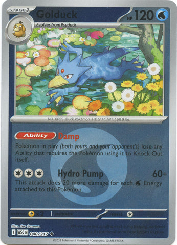 Golduck (040/217) (Energy Symbol Pattern) [Mega Evolution: Ascended Heroes] - The Mythic Store | 24h Order Processing