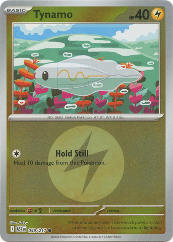 Tynamo (059/217) (Energy Symbol Pattern) [Mega Evolution: Ascended Heroes] - The Mythic Store | 24h Order Processing