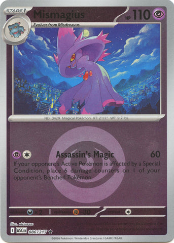 Mismagius (086/217) (Energy Symbol Pattern) [Mega Evolution: Ascended Heroes] - The Mythic Store | 24h Order Processing
