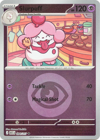 Slurpuff (094/217) (Energy Symbol Pattern) [Mega Evolution: Ascended Heroes] - The Mythic Store | 24h Order Processing