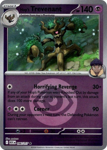 Hop's Trevenant (096/217) (Energy Symbol Pattern) [Mega Evolution: Ascended Heroes] - The Mythic Store | 24h Order Processing