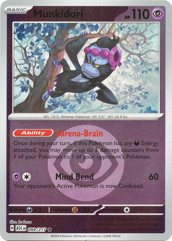 Munkidori (099/217) (Energy Symbol Pattern) [Mega Evolution: Ascended Heroes] - The Mythic Store | 24h Order Processing