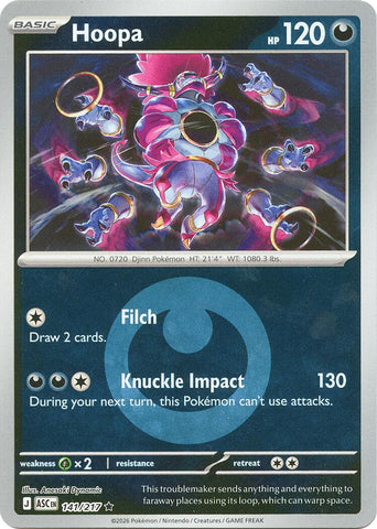 Hoopa (141/217) (Energy Symbol Pattern) [Mega Evolution: Ascended Heroes] - The Mythic Store | 24h Order Processing