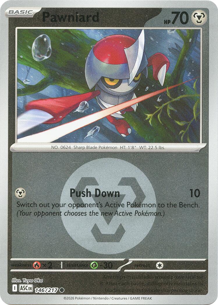 Pawniard (146/217) (Energy Symbol Pattern) [Mega Evolution: Ascended Heroes] - The Mythic Store | 24h Order Processing