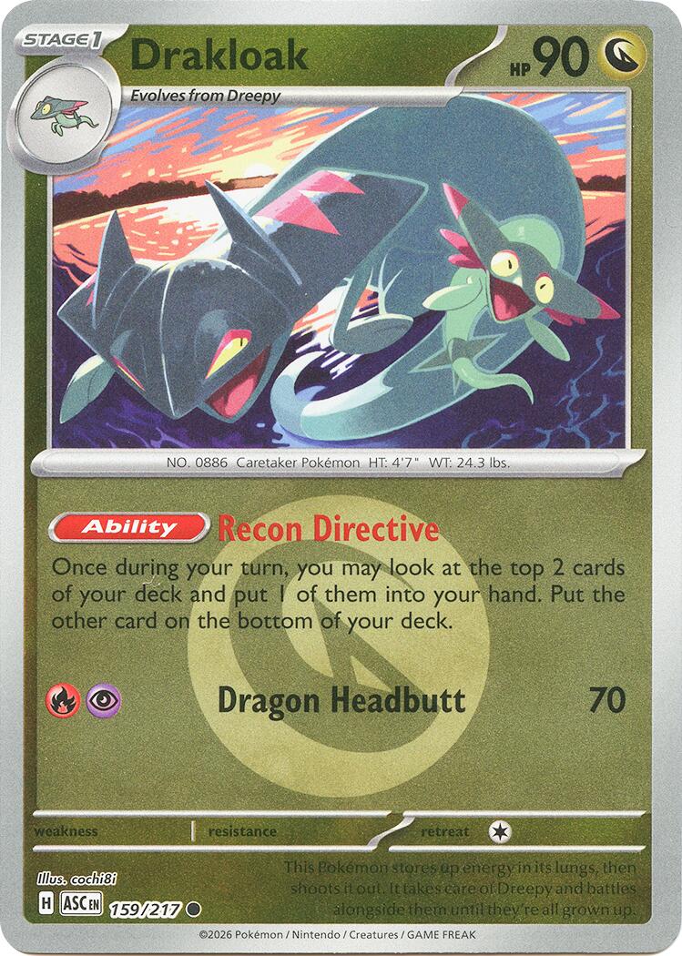 Drakloak (159/217) (Energy Symbol Pattern) [Mega Evolution: Ascended Heroes] - The Mythic Store | 24h Order Processing
