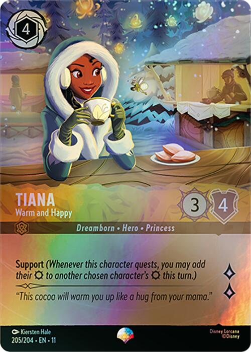 Tiana - Warm and Happy (Epic) (205/204) [Winterspell] - The Mythic Store | 24h Order Processing