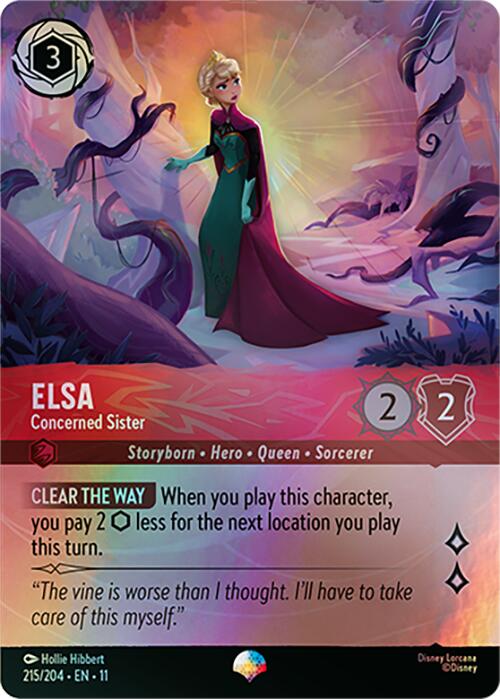 Elsa - Concerned Sister (Epic) (215/204) [Winterspell] - The Mythic Store | 24h Order Processing