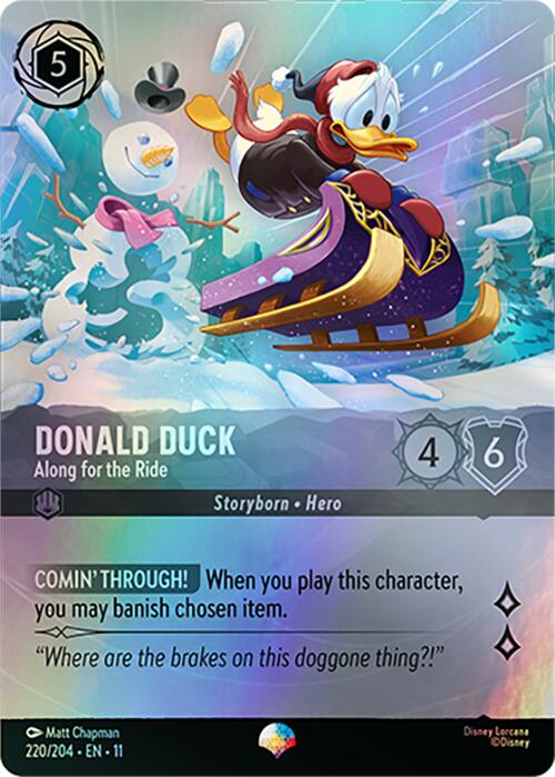 Donald Duck - Along for the Ride (Epic) (220/204) [Winterspell] - The Mythic Store | 24h Order Processing