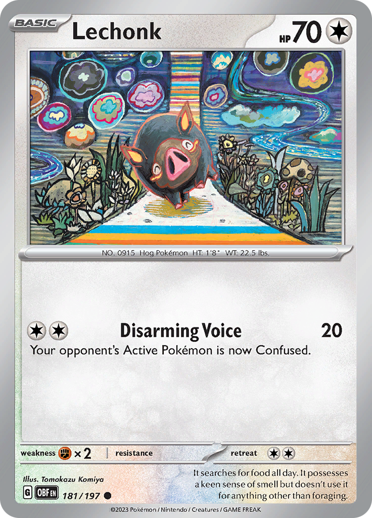 Lechonk (181/197) [Scarlet & Violet: Obsidian Flames] - The Mythic Store | 24h Order Processing