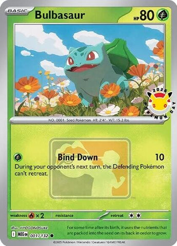 Bulbasaur (001/132) (Pokemon Day 2026) [Miscellaneous Cards] - The Mythic Store | 24h Order Processing