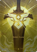 Order Rune (Alternate Art) (R06a) [Spiritforged] - The Mythic Store | 24h Order Processing