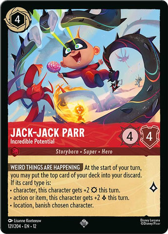 Jack-Jack Parr - Incredible Potential (121/204) [Wilds Unknown] - The Mythic Store | 24h Order Processing