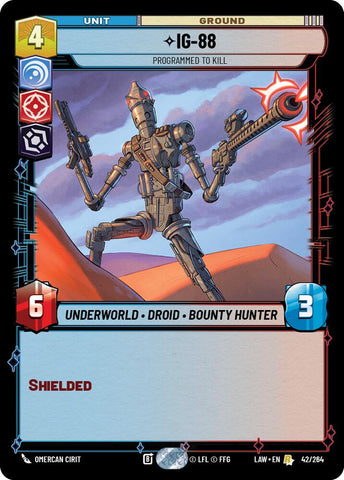 IG-88 -Programmed to Kill (42/264) (42/264) [A Lawless Time]