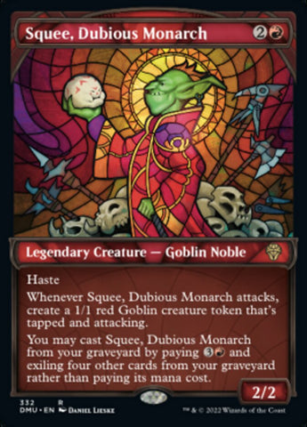 Squee, Dubious Monarch (Showcase Textured) [Dominaria United] - The Mythic Store | 24h Order Processing