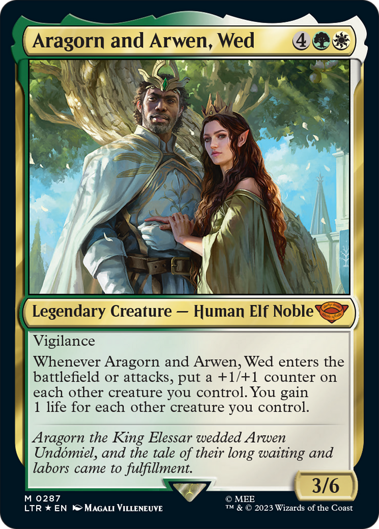 Aragorn and Arwen, Wed [The Lord of the Rings: Tales of Middle-Earth] - The Mythic Store | 24h Order Processing