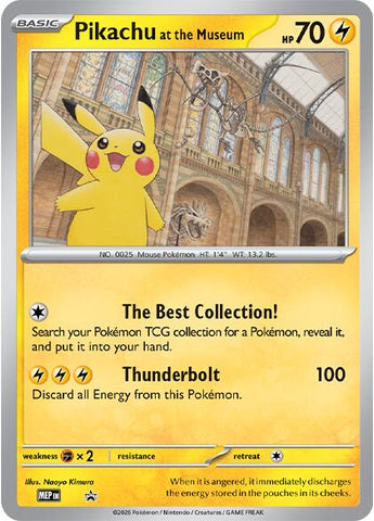 Pikachu at the Museum [Mega Evolution Promo] - The Mythic Store | 24h Order Processing