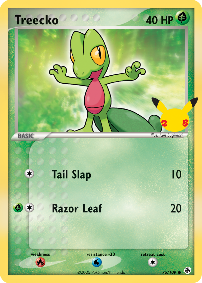 Treecko (76/109) (Jumbo Card) [First Partner Pack] - The Mythic Store | 24h Order Processing