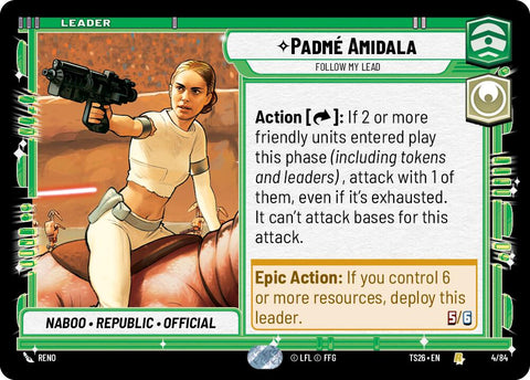 Padme Amidala - Follow My Lead (4/84) (4/84) [Twin Suns] - The Mythic Store | 24h Order Processing