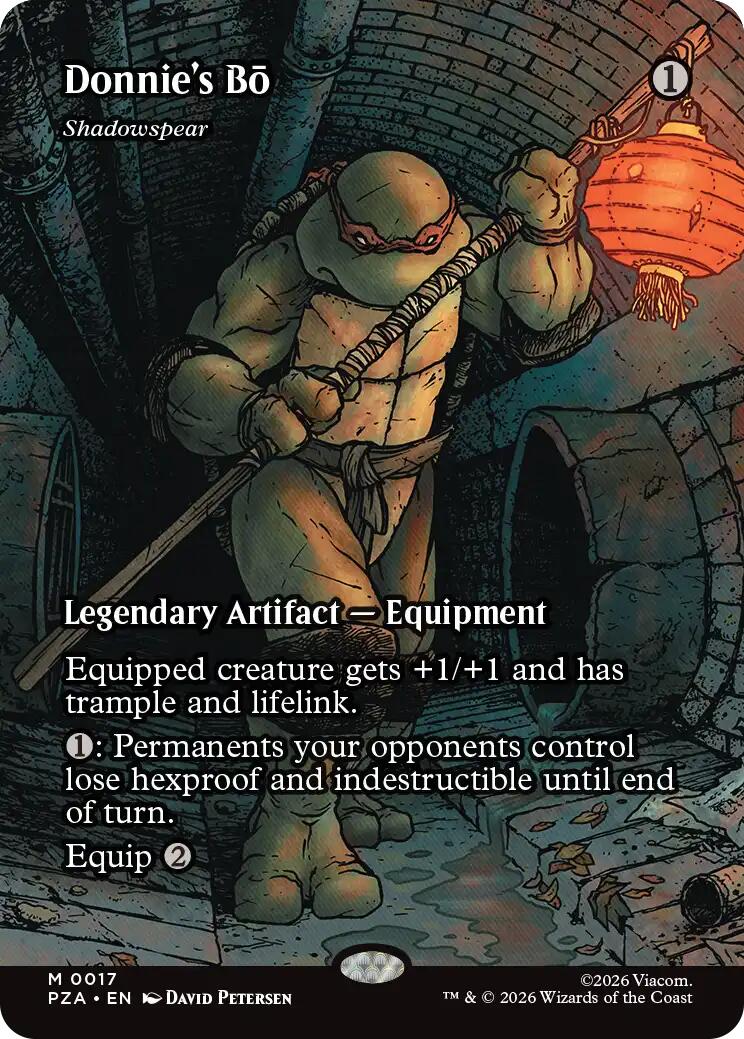 Donnie's Bo - Shadowspear (Borderless) [Teenage Mutant Ninja Turtles Eternal-Legal] - The Mythic Store | 24h Order Processing
