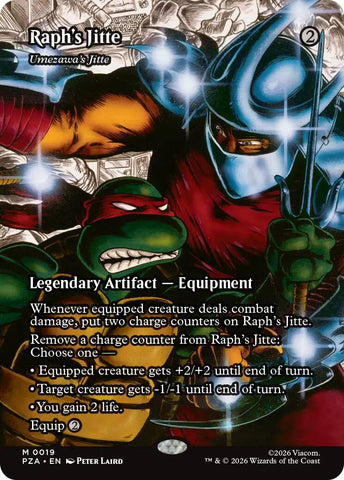 Raph's Jitte - Umezawa's Jitte (Borderless) [Teenage Mutant Ninja Turtles Eternal-Legal] - The Mythic Store | 24h Order Processing