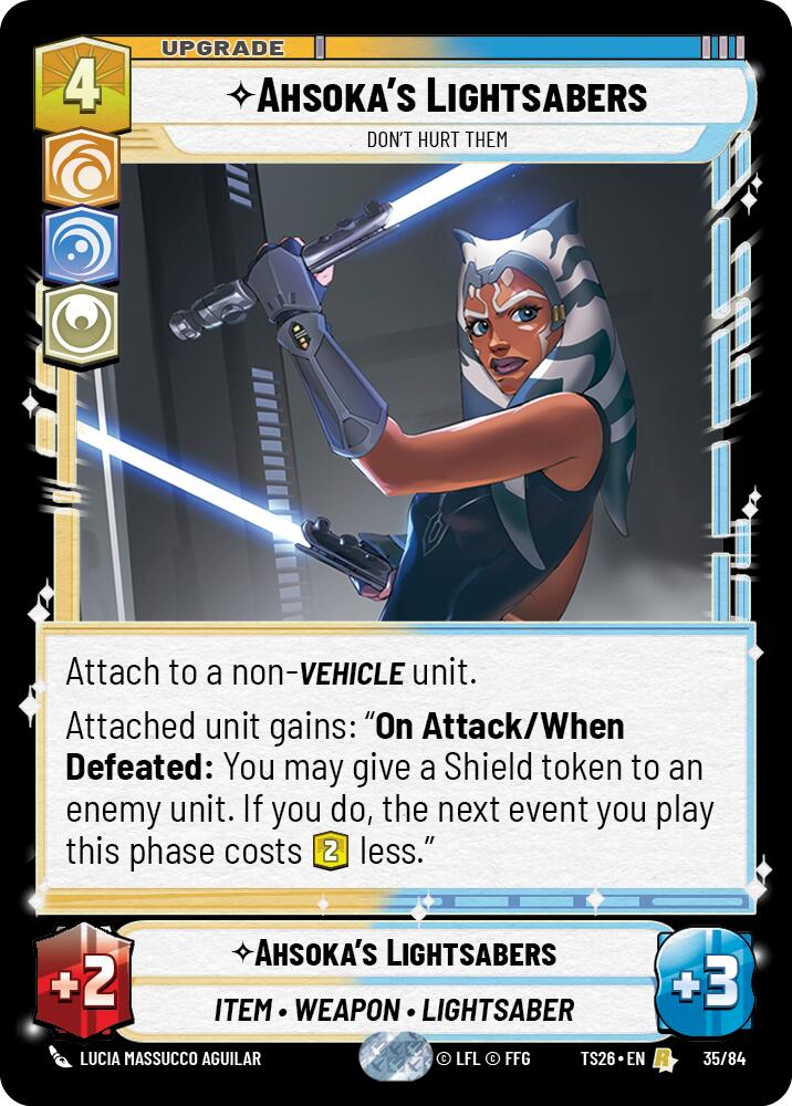 Ahsoka's Lightsabers (35/84) (35/84) [Twin Suns] - The Mythic Store | 24h Order Processing