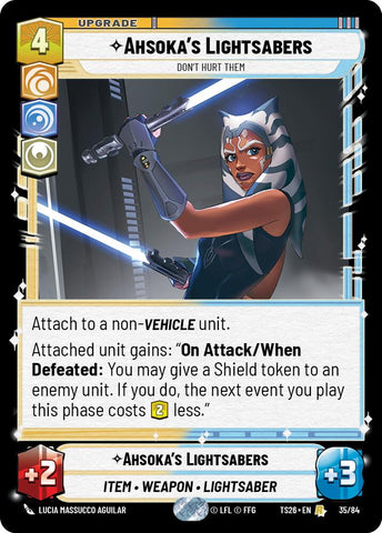 Ahsoka's Lightsabers (35/84) (35/84) [Twin Suns] - The Mythic Store | 24h Order Processing