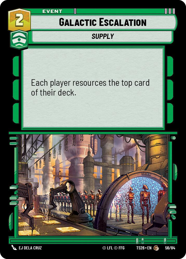Galactic Escalation (58/64) (58/64) [Twin Suns] - The Mythic Store | 24h Order Processing