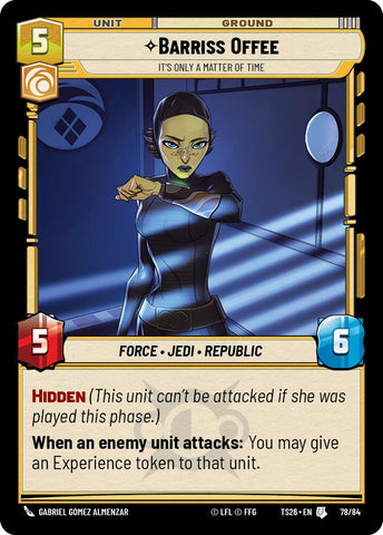 Barriss Offee - It's Only a Matter of Time (78/64) (78/64) [Twin Suns] - The Mythic Store | 24h Order Processing