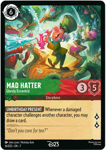 Mad Hatter - Unruly Eccentric (16) [D23 Promos] - The Mythic Store | 24h Order Processing