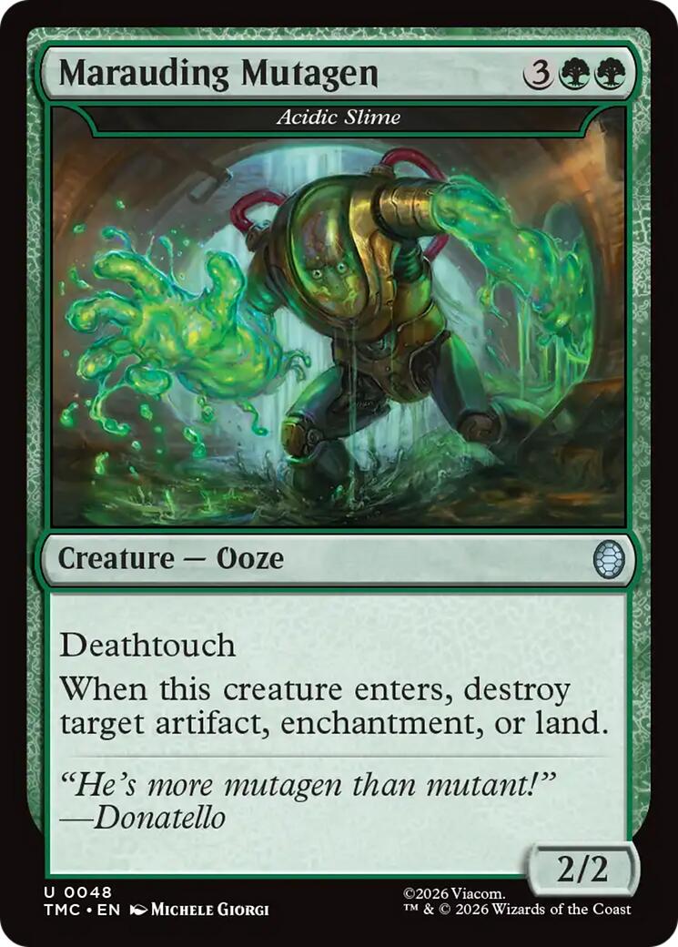 Marauding Mutagen - Acidic Slime [Teenage Mutant Ninja Turtles Commander] - The Mythic Store | 24h Order Processing