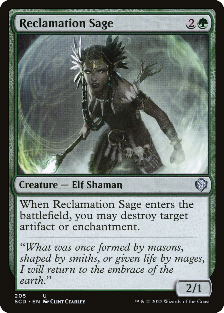 Reclamation Sage [Starter Commander Decks] - The Mythic Store | 24h Order Processing