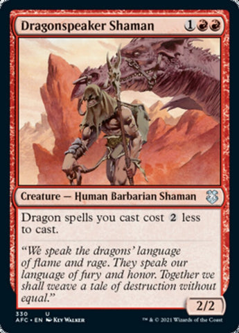 Dragonspeaker Shaman [Dungeons & Dragons: Adventures in the Forgotten Realms Commander] - The Mythic Store | 24h Order Processing