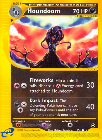 Houndoom (15/147) [Aquapolis] - The Mythic Store | 24h Order Processing