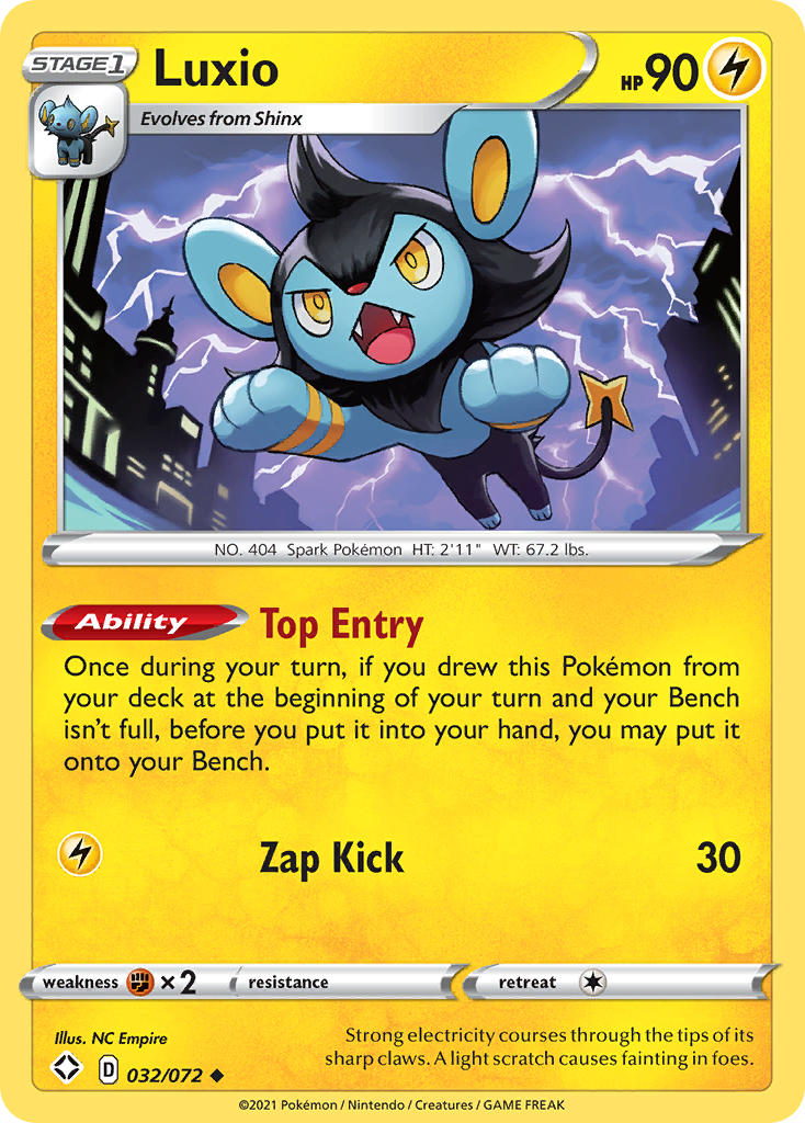 Luxio (032/072) [Sword & Shield: Shining Fates] - The Mythic Store | 24h Order Processing