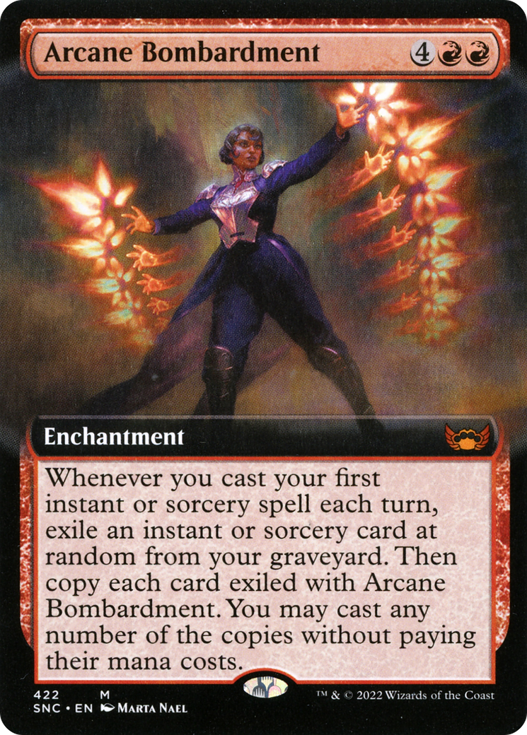 Arcane Bombardment (Extended Art) [Streets of New Capenna] - The Mythic Store | 24h Order Processing