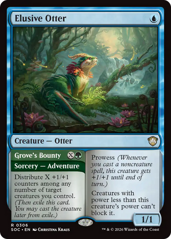 Elusive Otter [Secrets of Strixhaven Commander] - The Mythic Store | 24h Order Processing