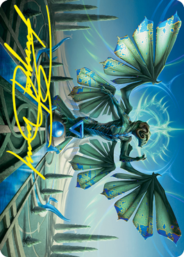 Tanazir Quandrix Art Card (Gold-Stamped Signature) [Strixhaven: School of Mages Art Series] - The Mythic Store | 24h Order Processing